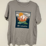Columbia Mountain Graphic Tee grey Women’s size XL Photo 0