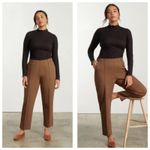 Everlane  The Dream Pant Size Medium Brown Pullon Preppy Quiet Luxury Photo 1