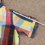 Women's (Youth) DETAILS multicolor Plaid Dress Shirt Red Photo 4