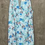 Everly | Light Blue Floral Shift Dress Photo 0