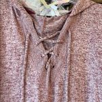 Chance or Fate Oversized So Soft Hoodie Sweater Heather Violet Maroon Purple New Womens XS Photo 3