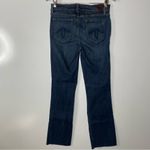 Level 99 Anthropologie Straight Leg Raw Edge Hem Jeans Size 28 Blue Photo 1