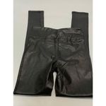 Serra Ladies Faux Leather Tight Fit Black Glossy Leggings Size S NWT Photo 3