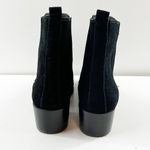 Banana Republic  Suede Pull On Ankle Boots Booties Black 9 Photo 4