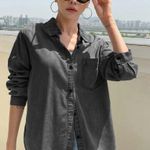 Black denim shirt Size XS Photo 0