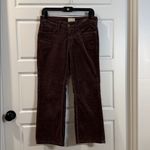 Anthropologie  The Yaya Mid-Rise Corduroy Crop Flare Jeans Pants 28P Photo 6