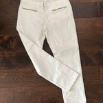 MIchael Kors “Izzy” cropped skinny white jeans size 6 Photo 0