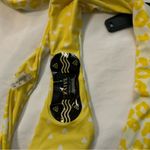 Zaful Leopard Heart Print Reversible High Cut Bikini L Yellow Swim Casual Photo 6