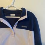 Columbia  Navy and Baby Blue Fleece Pullover Size Small Photo 1