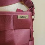 Comely Pink Ribbon NEW NWT Purse Adjustable Straps Buckle Small Chic Unique Photo 2