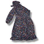 J.Crew Kaleidoscope Stars One Shoulder Ruffle Hem Dress Blue Multi 4 Photo 13