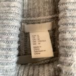 H&M  Grey Turtleneck Sweater Size M Pullover Winter Top Women’s Top Chunky Chic Photo 2