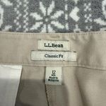 L.L.Bean  Women 12 Wrinkle-Free Bayside Pants Hidden Comfort Waist Straight Leg Photo 3