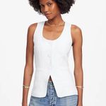 Madewell  Linen White Vest Photo 0