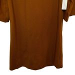 Anthropologie NWT Moth Chester Bell-Sleeved Tunic Sweater Dress Orange Small Photo 7