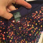 Wild Fable Navy Blue Rainbow Sequins Sleeveless Stretch Maxi Dress S NWOT Photo 10