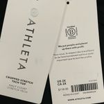 Athleta NWT  Cropped Stretch Tech Top Shirt in Black Size 2X Photo 9