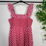 Vineyard Vines Tile Smocked Midi Dress size XL Extra Large Photo 3