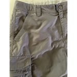 REI Women's Gray Nylon Cargo Hiking Utility Shorts size 6 Photo 4