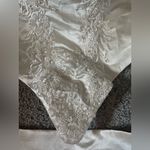 Custom beaded corset top and skirt set White Photo 2