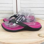 Crocs  Disney Mickey Mouse Thong Flip Flop Sandals Black Pink Womens 8 Photo 2