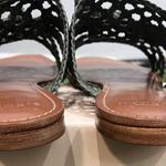 Alexandre Birman  Clarita Braided Mule Flat Nappa Kiss Green Tea Sandals SZ 42 Photo 2