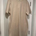 Steve Madden NWT Oatmeal Beige Short Sleeve Crew Neck Sweater Dress Size XXL Photo 3