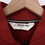 American Giant Women's Fleece Bomber Jacket Size S Made in USA Red Photo 2