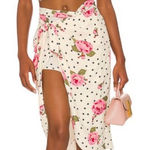 LPA Revolve  Cassey Skirt in Dotty Rose wrap skirt SIZE‎ MEDIUM NEW Photo 0