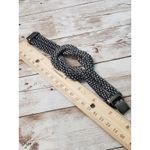 Vintage Bracelet / Bangle Dark Grey Knot Design Statement Chunky Bracelet Gray Photo 6