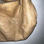 Kenar  Tan Woven Leather Hobo Bag Photo 5