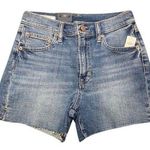 Gap 4" Short High Rise Low Stretch Jean Shorts in Blue, Size 27/4 Photo 0