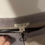 POL  Beige and Gray Textured Zip-Up Sweatshirt. Oversized large Photo 4