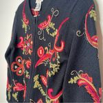 Talbots Petites Full Zip Wool Blend Cardigan Sweater S Photo 4