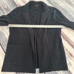 Banana Republic  Navy Blue Cotton Blend Knit Cardigan Blazer Photo 7