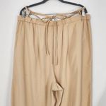 Eloquii Khaki Wide Tapered Leg Pants Size 16 NWOT Flowy Khaki Pants Photo 4