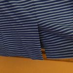 Crown & Ivy Thick Knit Stretch Blazer Jacket Stripes Blue Size 8 Photo 5