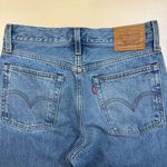 Levi's Levi’s Wedgie Straight Jeans Women’s 26 Button Fly Frayed Hem Blue Denim Photo 8