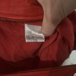 Bagatelle  Vibrant orange/Red Leather Jacket size 12 Photo 3