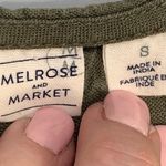 Melrose and Market Women's Keyhole Back Halter Neck Tank Top Olive Green Small Photo 2