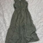 Green Open Back Maxi Dress size Small Boutique Brand for Wedding Guest / Winery Photo 1