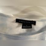 Sanctuary  Women's Cold Shoulder Tie Dye T-Shirt Blue Short Sleeve Size Large Photo 4