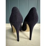 L.K.Bennett Plum Purple Glitter High Heel Open Toe Dressy Shoes Women’s Sz 37.5 Photo 3