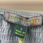 Good Luck Gem NEW  Light Blue Mini Dress Size Small Photo 4