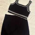 Lane 201 Black And White Sweater Skirt Set Photo 0