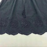 Sophie Max  Black Cotton Skirt NWT Size Medium Photo 2