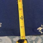 Boden 100% cotton dress flamingo women’s size 14 Blue Photo 10