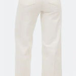 Madewell New!  The Emmett Wide-Leg Crop Jean: tile white Welt Pocket , size 20‎ Photo 0