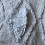 Princess Polly  White Ruched Mesh Bodysuit Photo 0