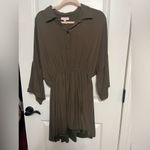 Andree by Unit  Olive Green Dress Size 2X Photo 2